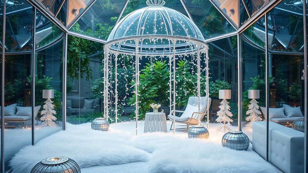 enchanted winter themed space