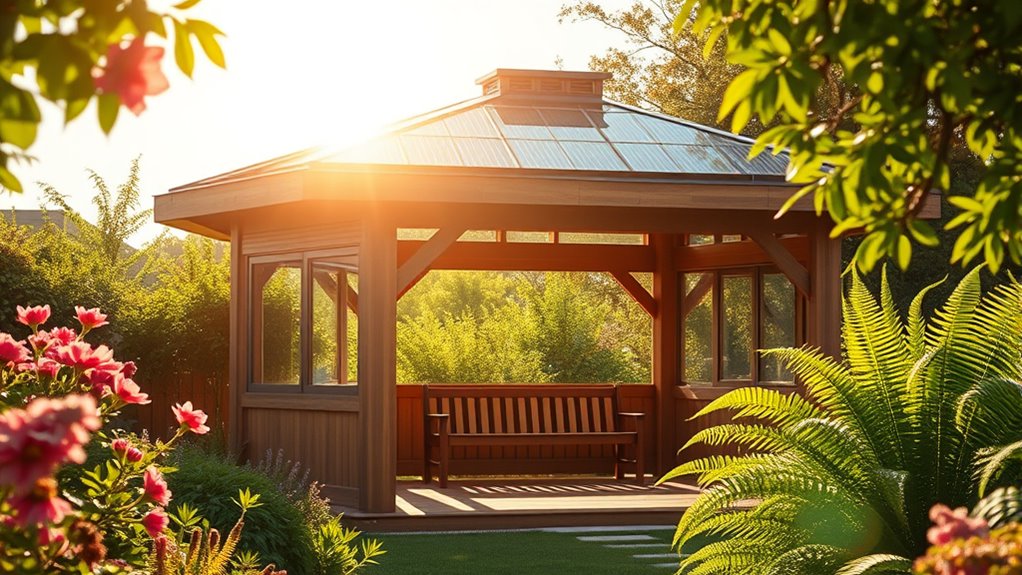 energy efficient outdoor structures