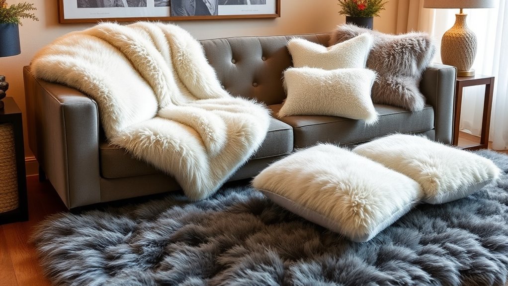 faux fur decor inspirations