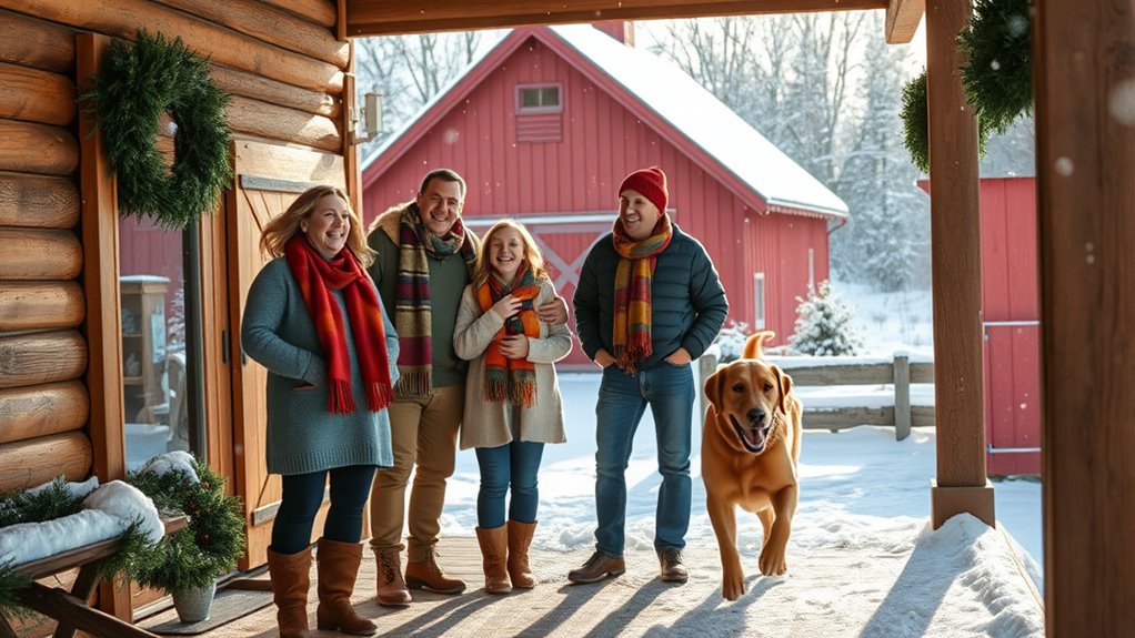 festive family photo ideas