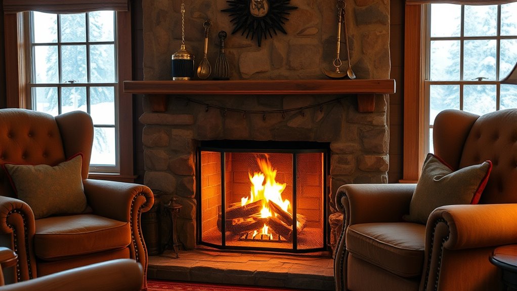 fireplace winter safety tips