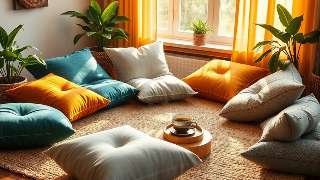 floor cushions for relaxation