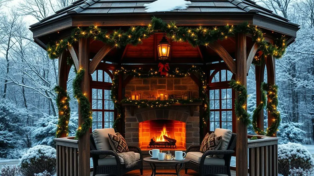 gazebo converted holiday retreat