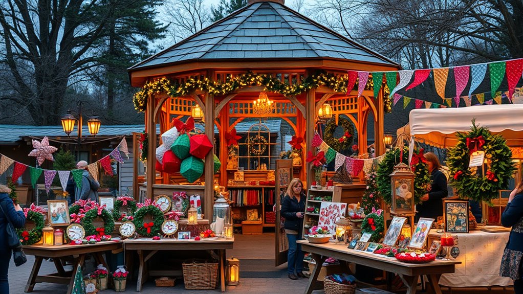 gazebo holiday craft sale