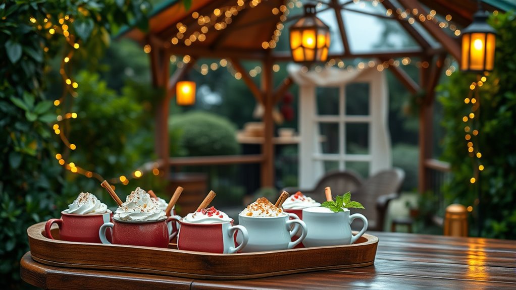 gazebo hot drink station