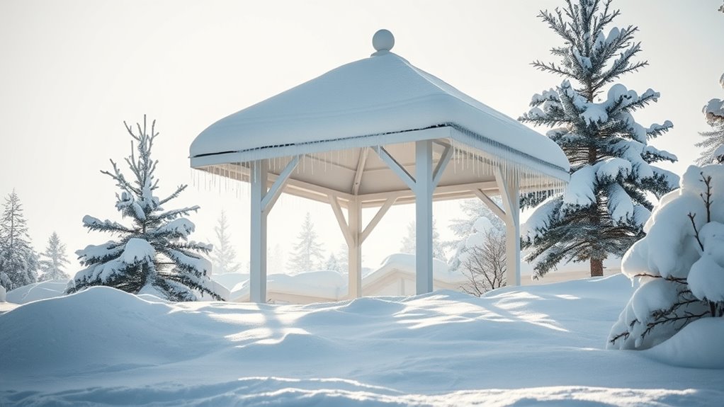 gazebos and heavy snow safety