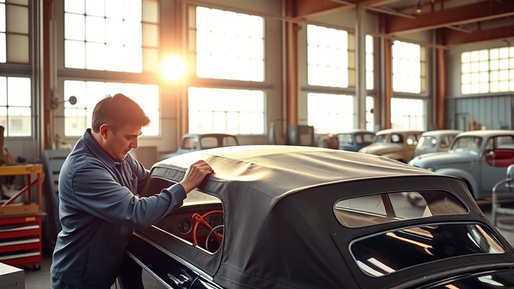 hardtop panels installation project