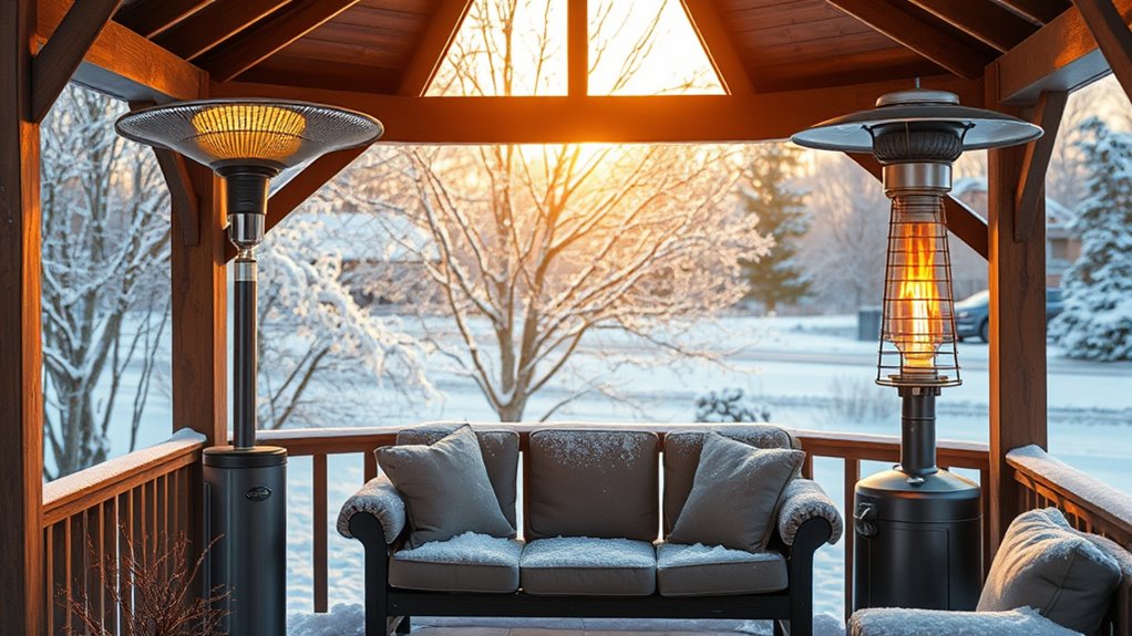 heater comparison for gazebos