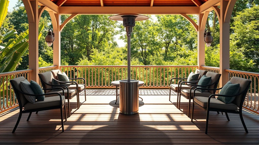 heater safety in gazebos