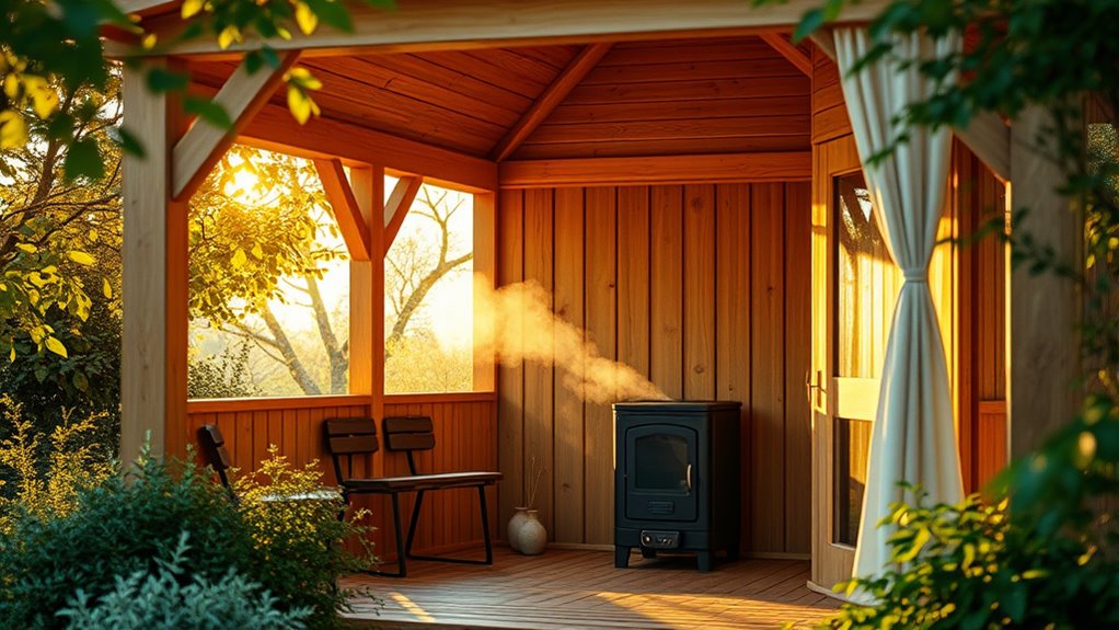 insulate sauna gazebo effectively