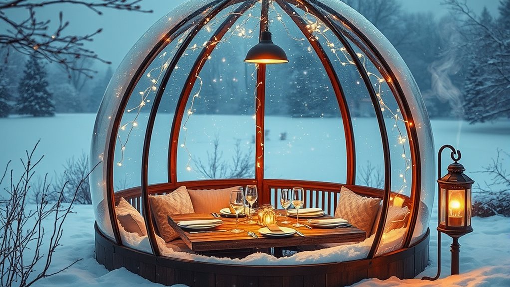 luxury winter dining experience