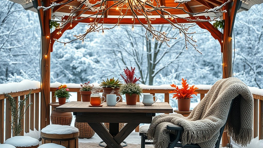maximize gazebo use winter