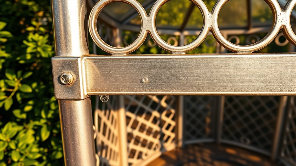 metal gazebo rust prevention