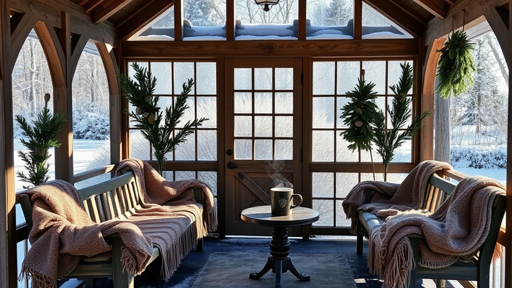 minimize winter gazebo drafts