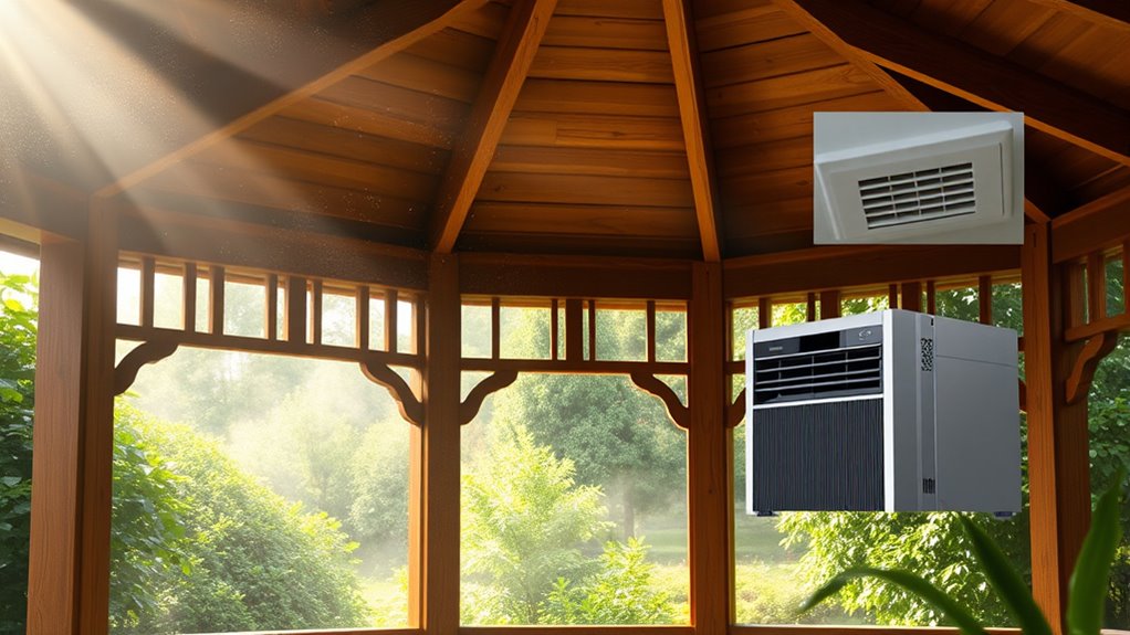 moisture control in gazebos