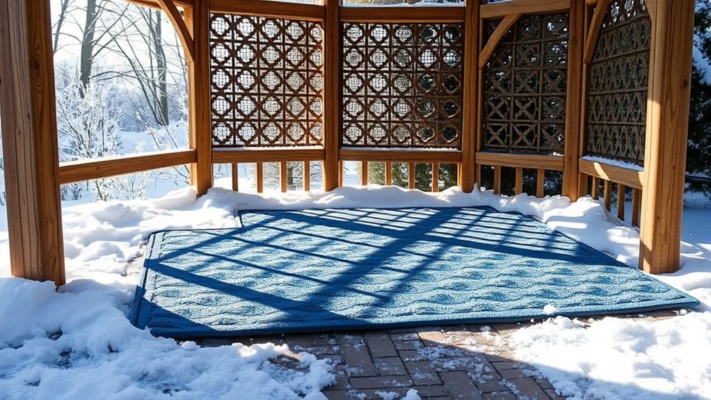 non freezing gazebo flooring mats