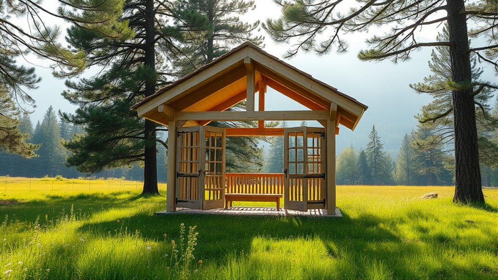 nordic inspired garden structure
