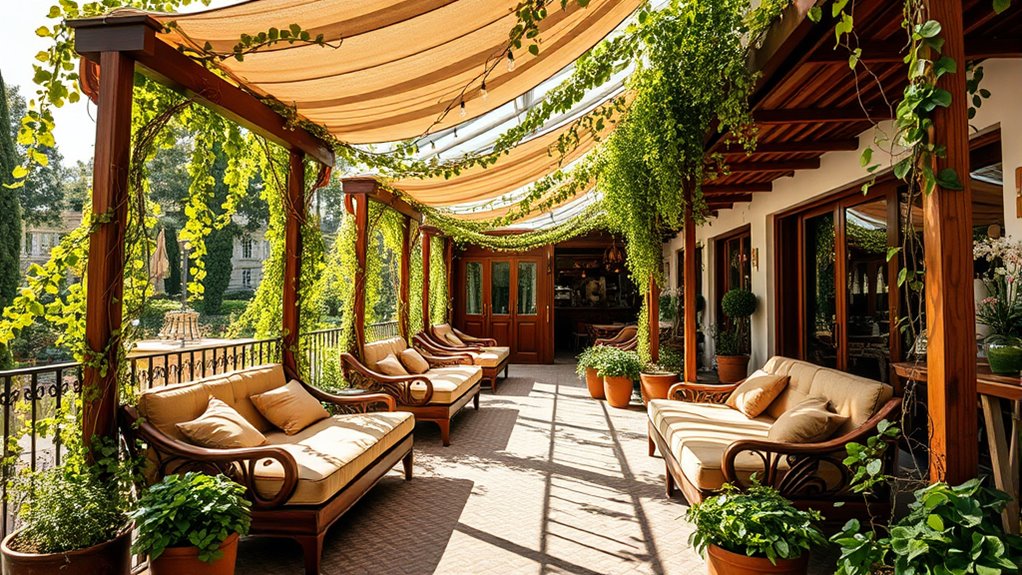 outdoor caf gazebo lounges