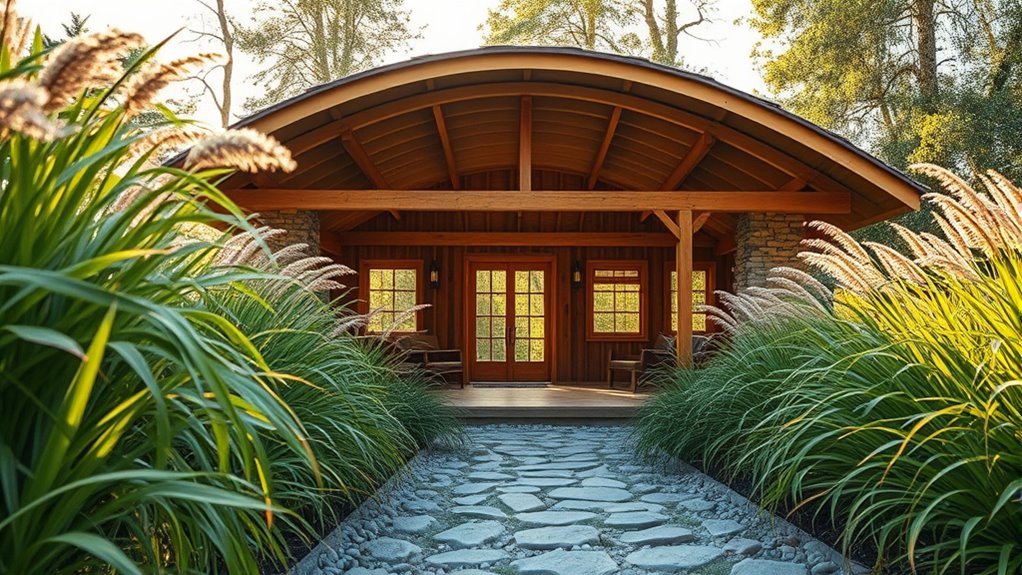 passive solar heating structure