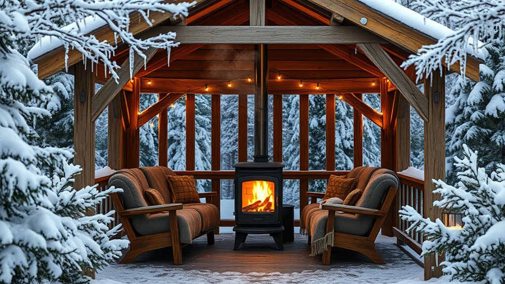 preventing winter gazebo heat