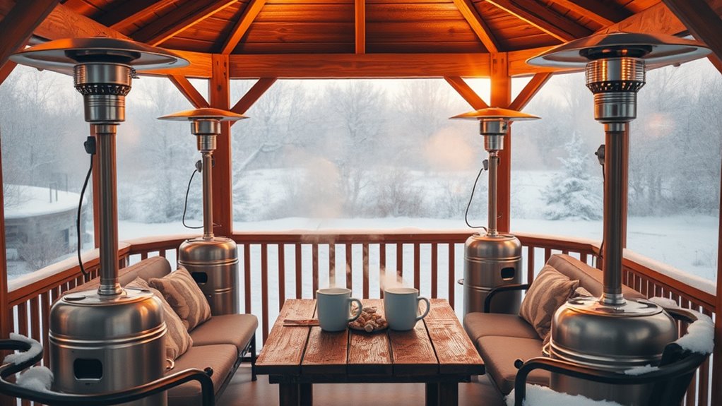 propane heaters for gazebos