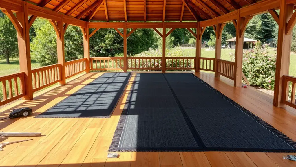 radiant floor mats installation