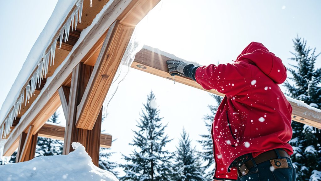 reinforcing structures for winter