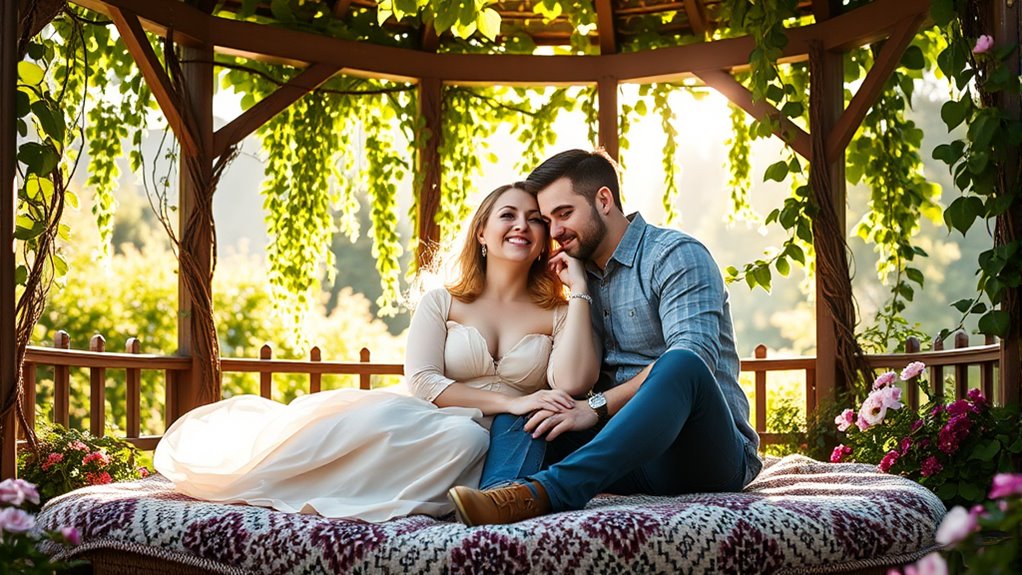 romantic gazebo photoshoot ideas