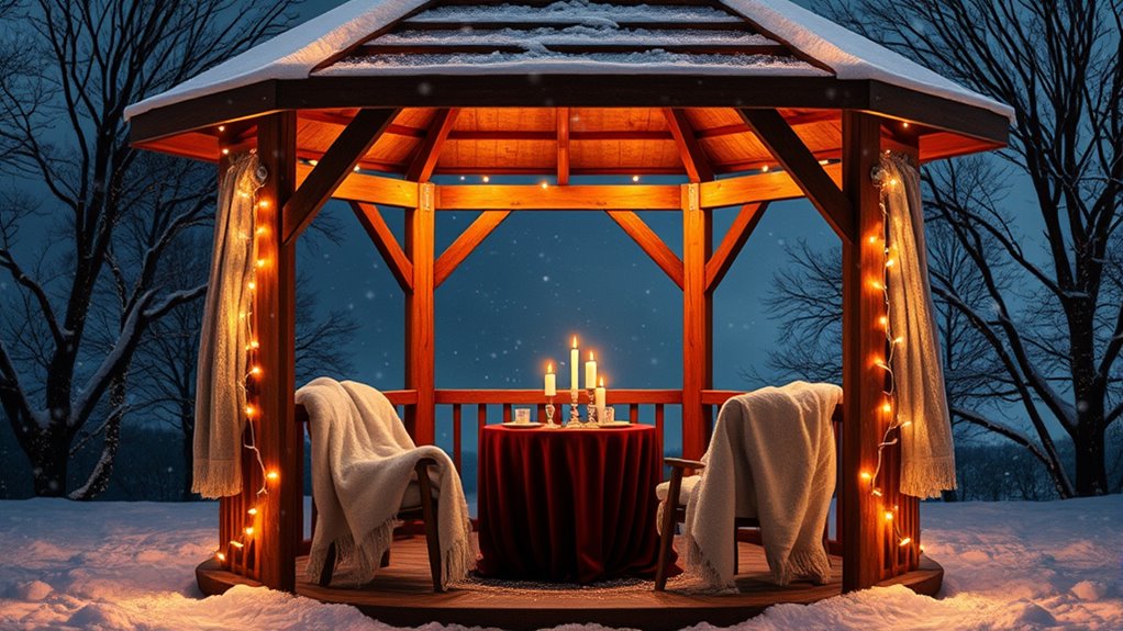 romantic winter date night