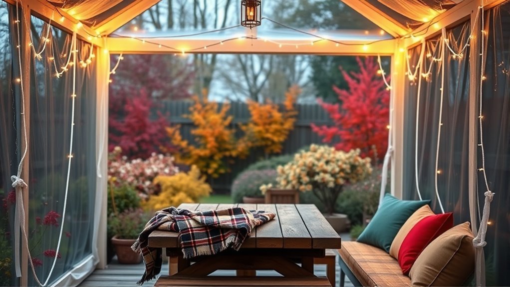 seal drafty gazebo walls