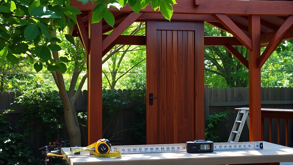 sliding door gazebo installation