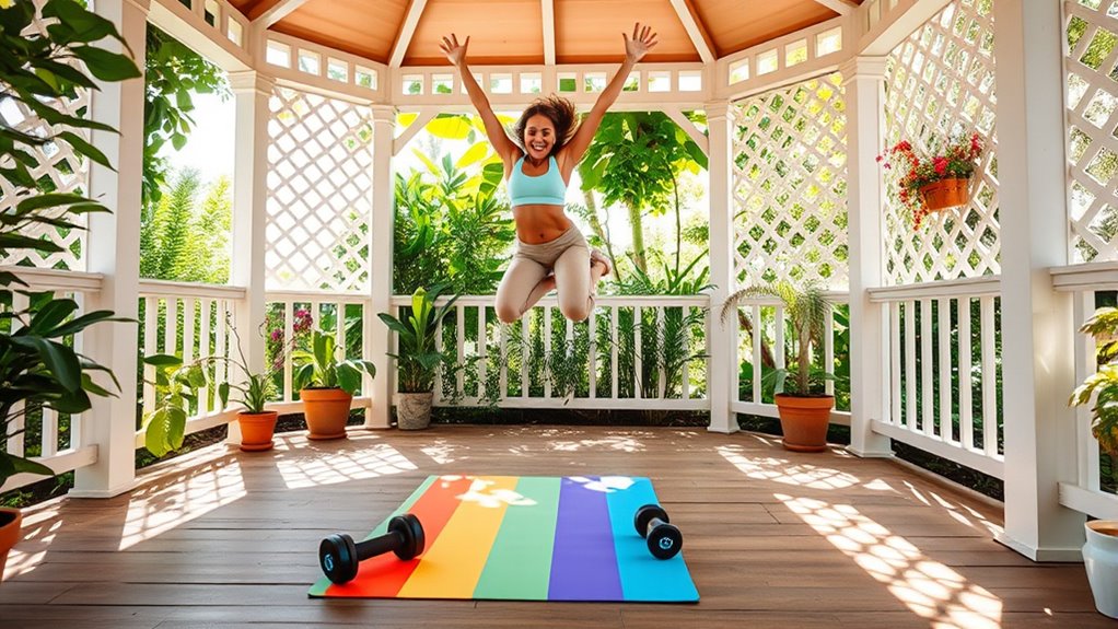 small space aerobic workouts