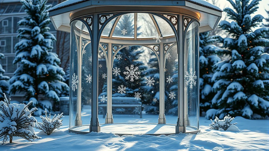 snow globe gazebo design