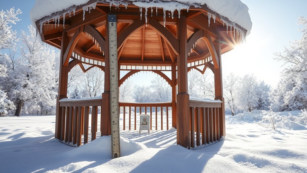 snow load misconceptions gazebos