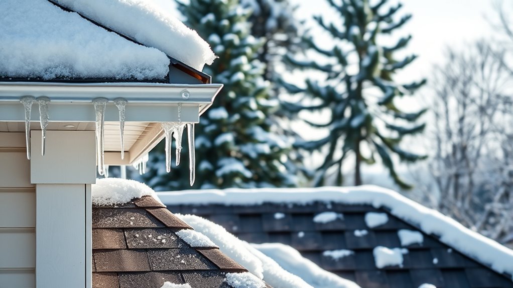 snow season roofing materials
