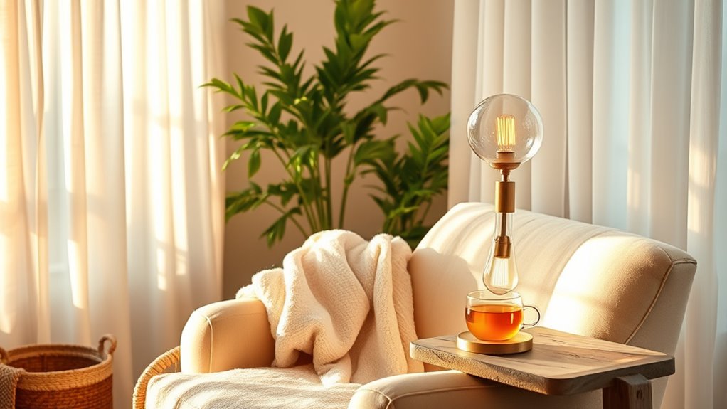 soft lighting for relaxation