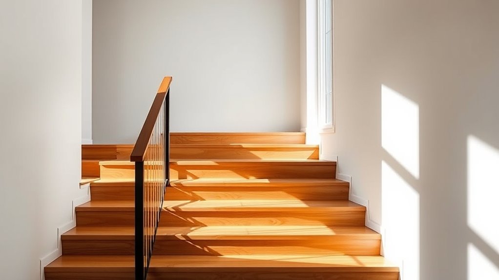 solid walls replace railings