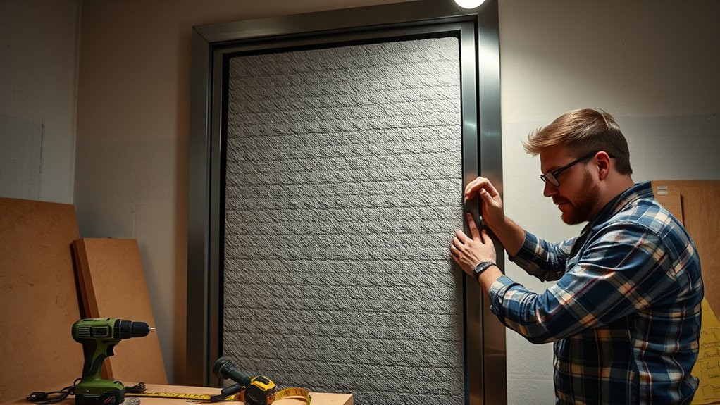 soundproof door installation process