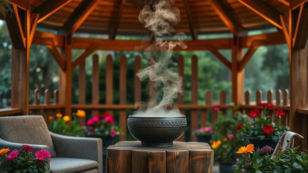 steam inhalation safety setup