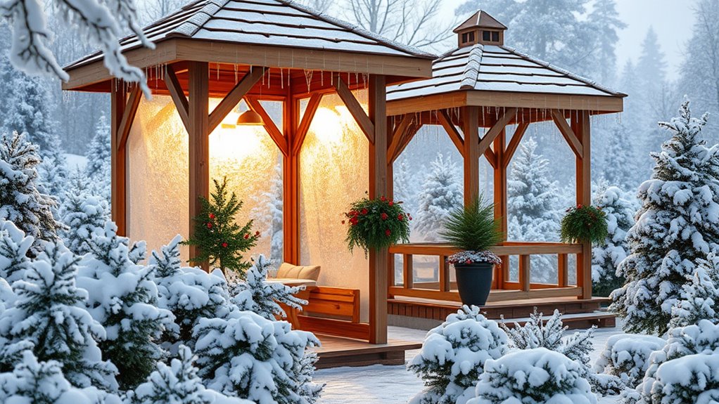 sustainable winter outdoor structures