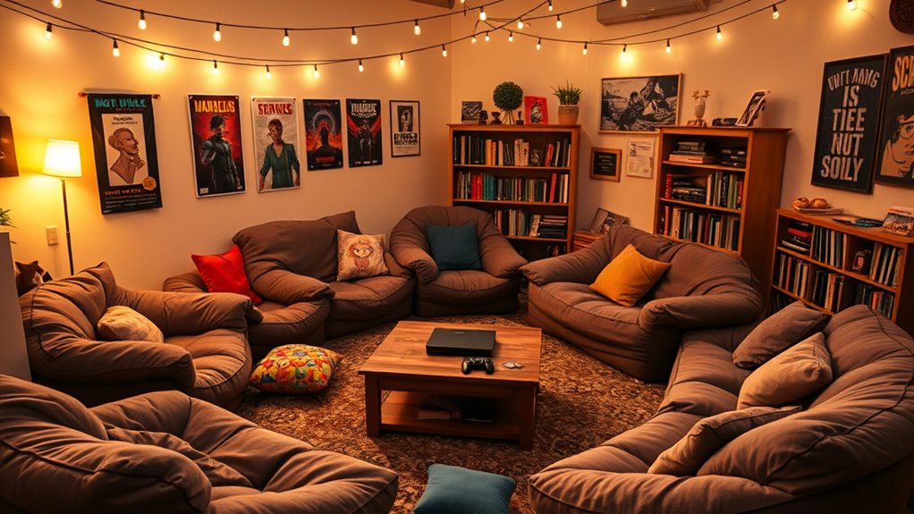 teen friendly cozy hangout