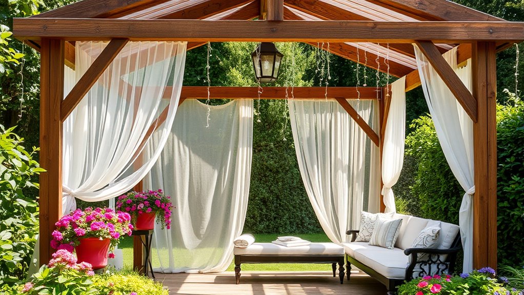 transparent wall gazebo renovation