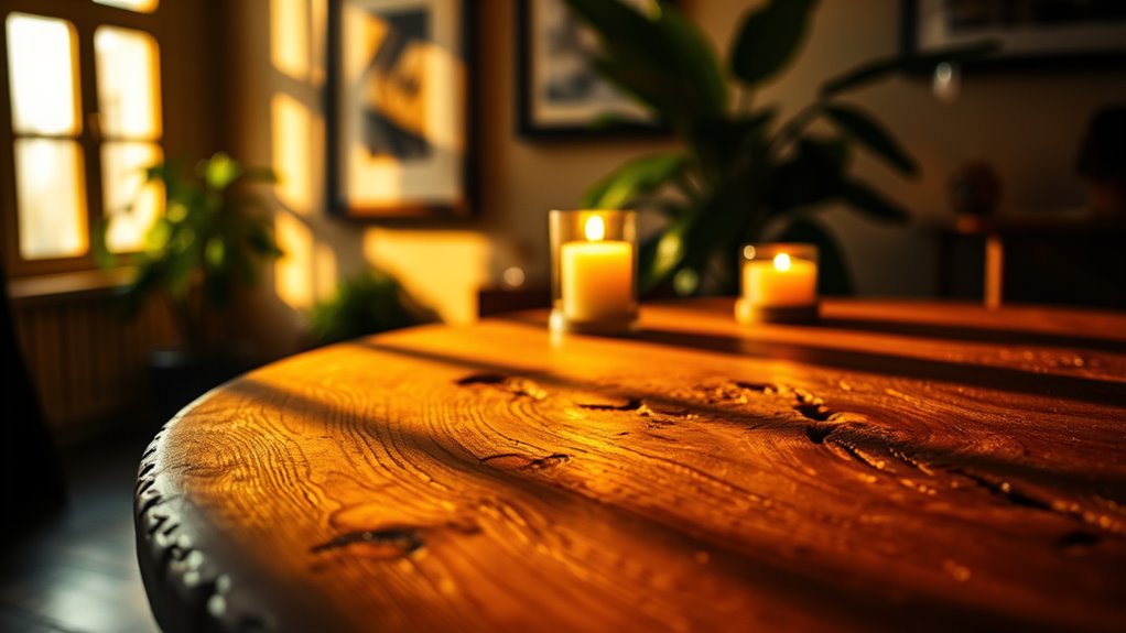 warm lighting enhances visibility
