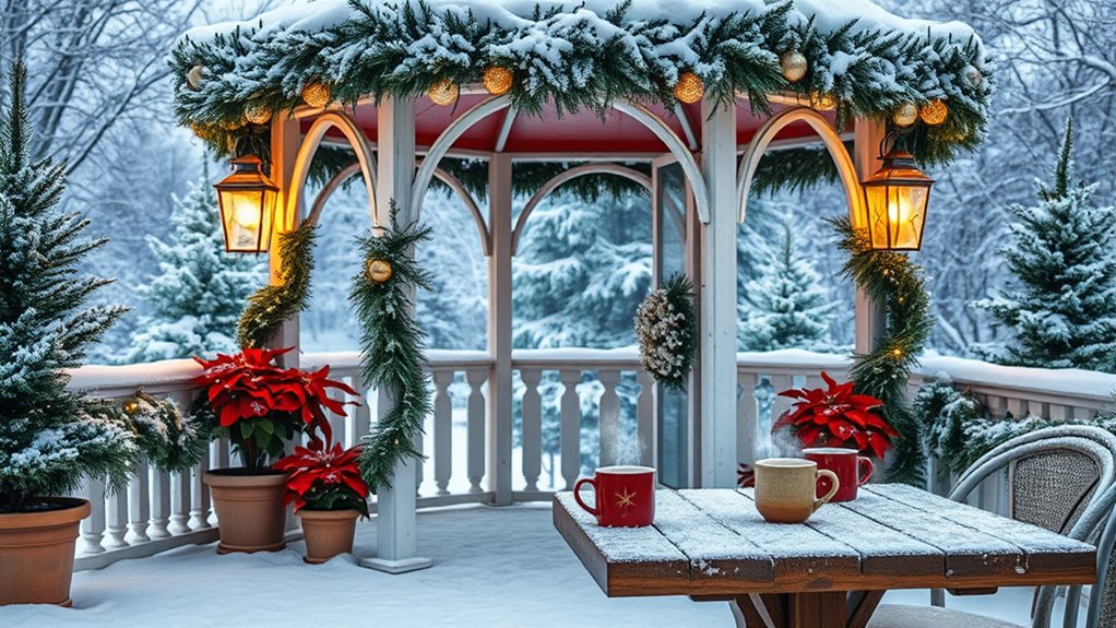 winter caf decor ideas