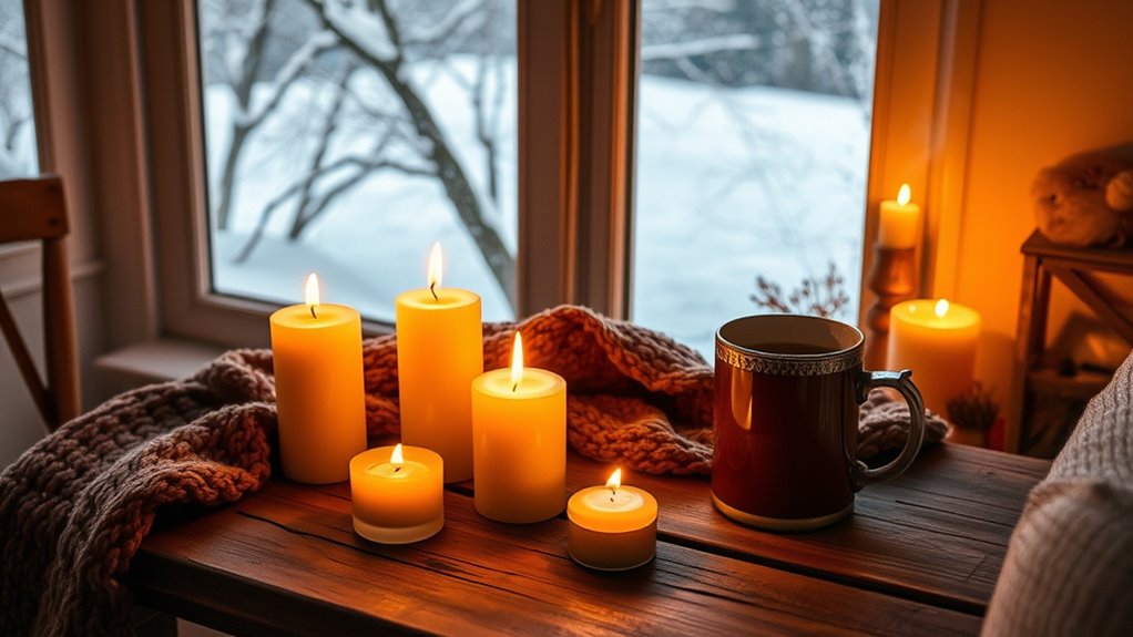 winter candle relaxation techniques