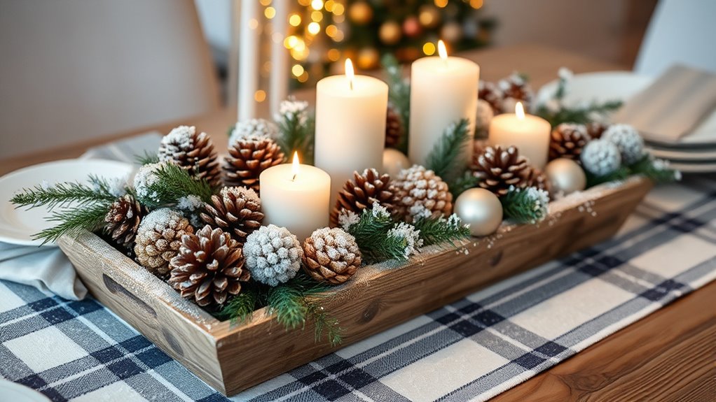 winter centerpiece decoration ideas