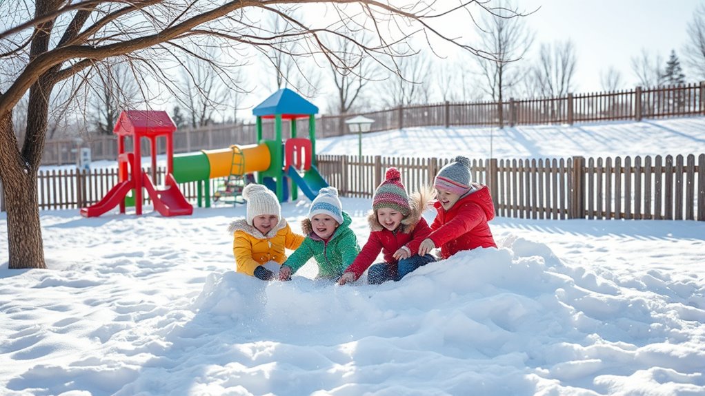 winter children s play zone