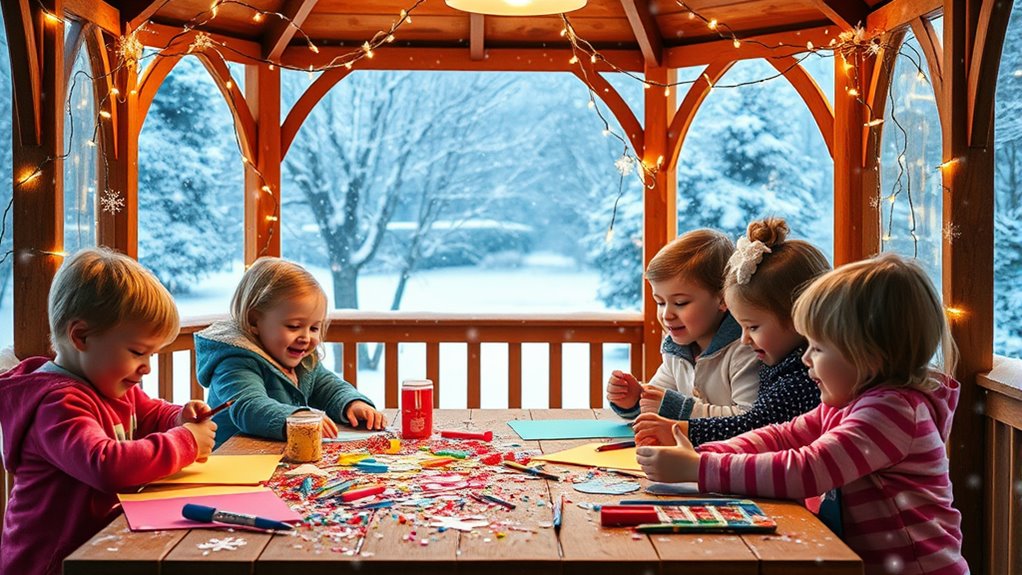 winter craft station fun
