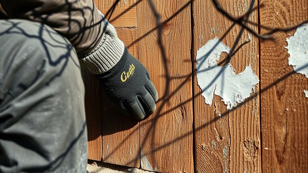 winter damage wall inspection