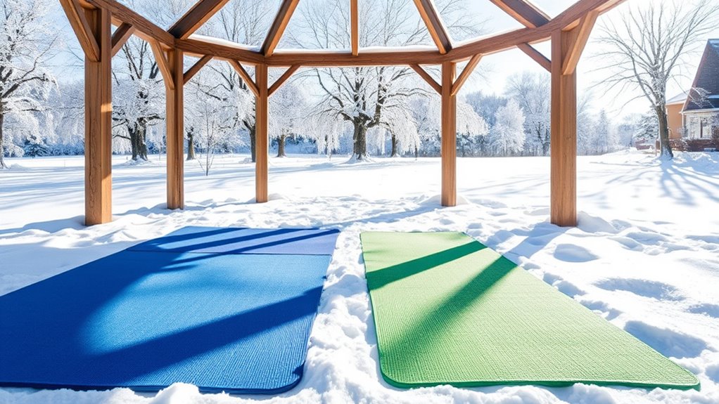 winter exercise mats selection